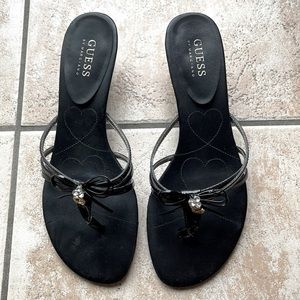 Guess by Marciano black Heels w/ bow detailing Sz 9